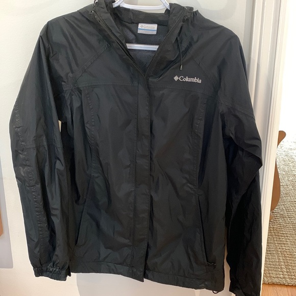 Columbia black windbreaker size SMALL - Picture 1 of 5